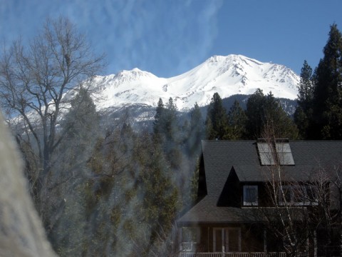View of Mount Shasta, California