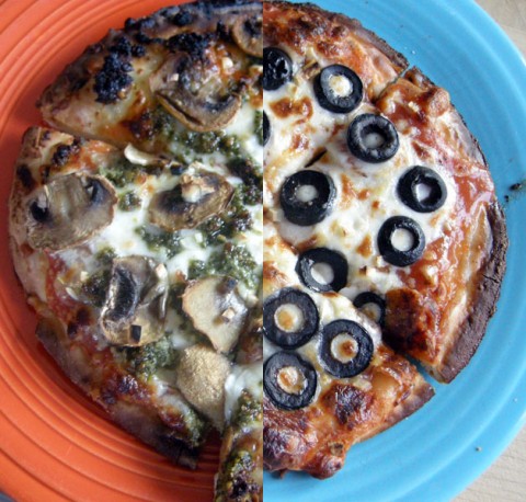 Gluten Free Pizza out of the Oven