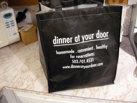 dinner-at-your-door-bag-DSCN8164 Dinner at Your Door delivered.