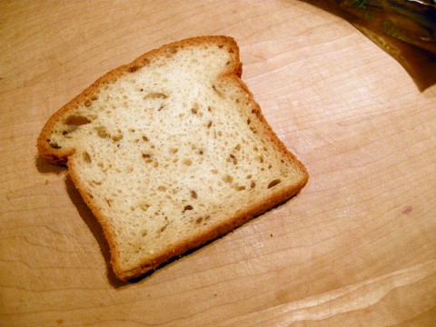 Slice of Rudi's Gluten-Free wholegrain bread