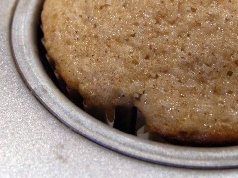 Gluten Free Chai Spice Cupcakes, baked