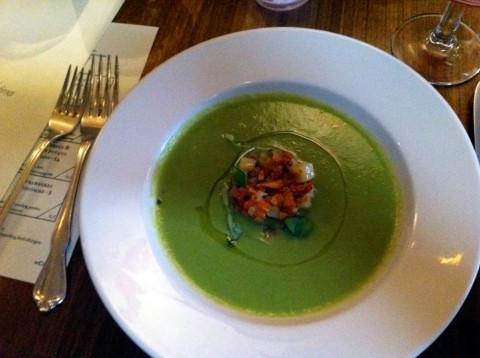 00a sweet pea soup IMG_9002 Gluten free sweet pea soup