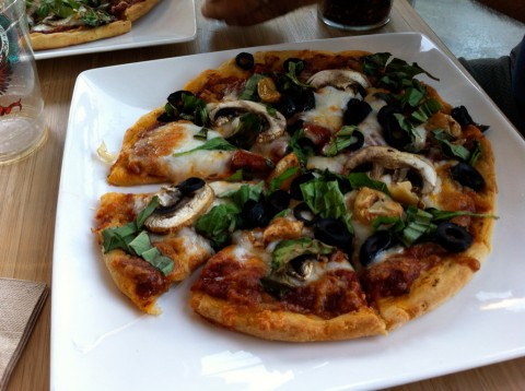 gluten-free pizza at Tula