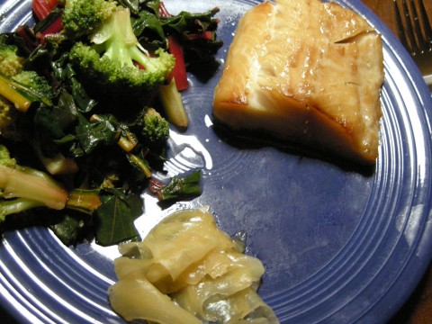 Black Cod Braised with Savory Miso Glaze